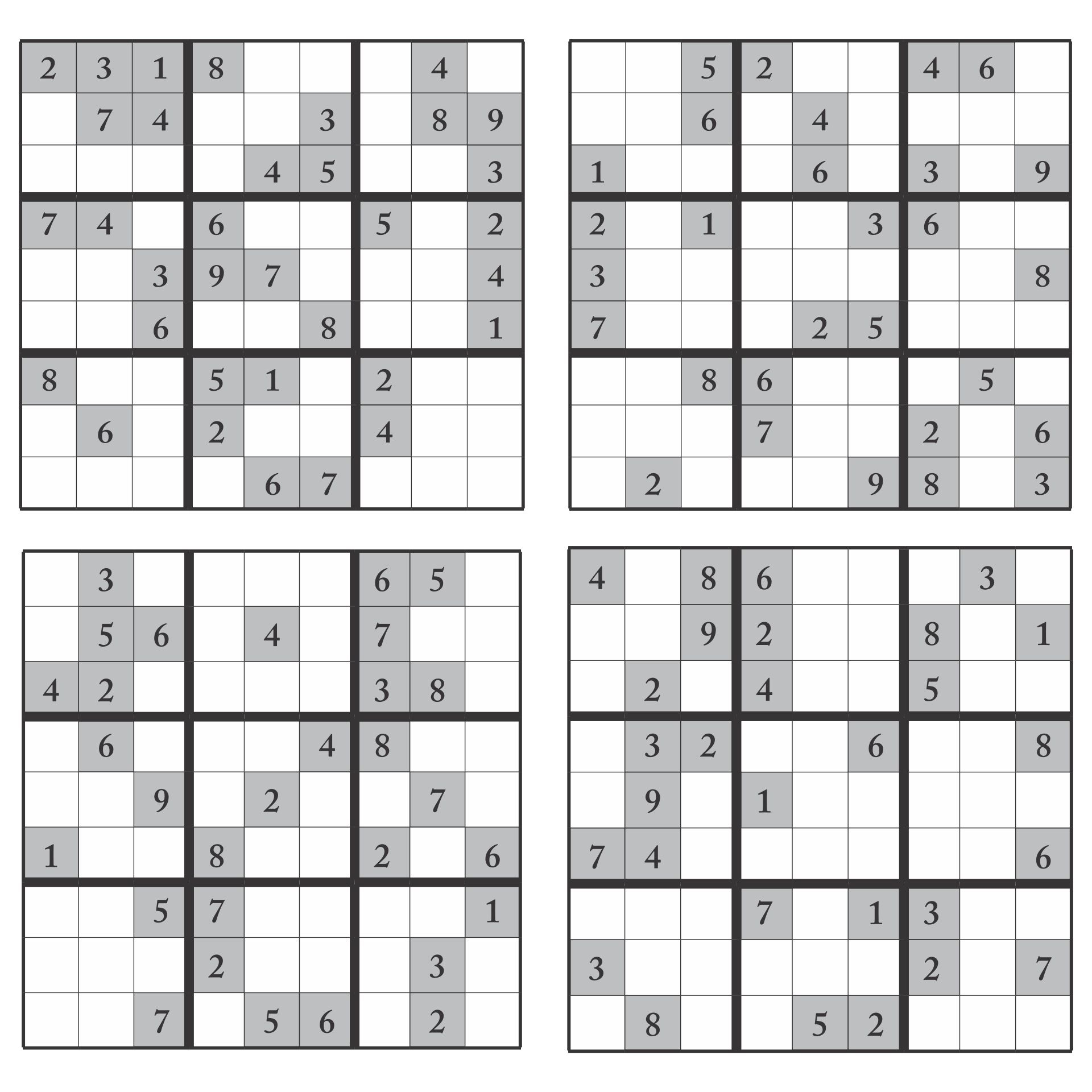 16 Sudoku 10 Free PDF Printables Printablee