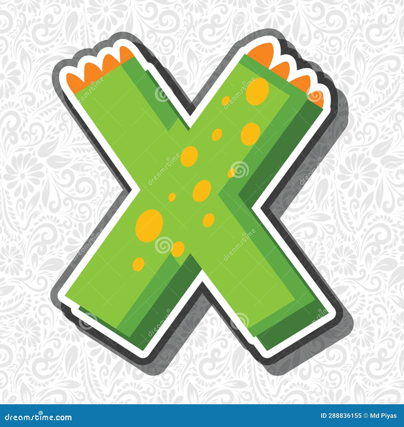 Alphabet Letter X Latter Art Alphabet Vector Font Vector Stock 