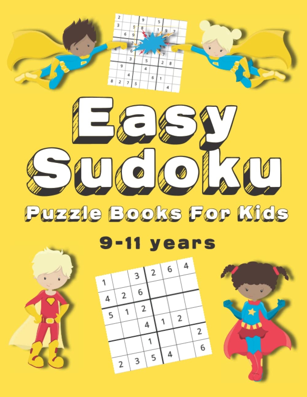 Easy Sudoku Puzzle Books For Kids 150 Sudoku Puzzles PuzzleBooks