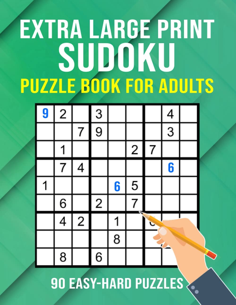 Extra Large Print Sudoku Puzzle Book For Adults PuzzleBooks