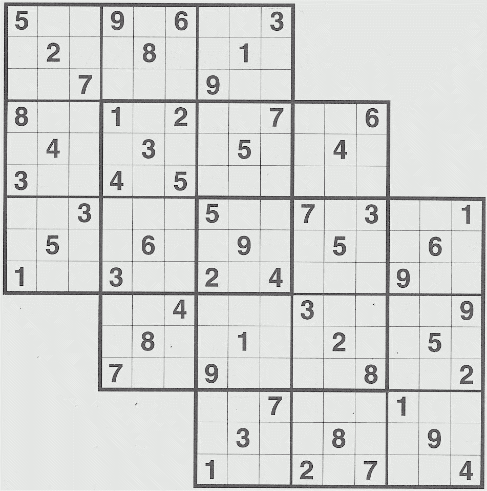 Free Printable Loco Sudoku Puzzles Sudoku Printable Sudoku Printables