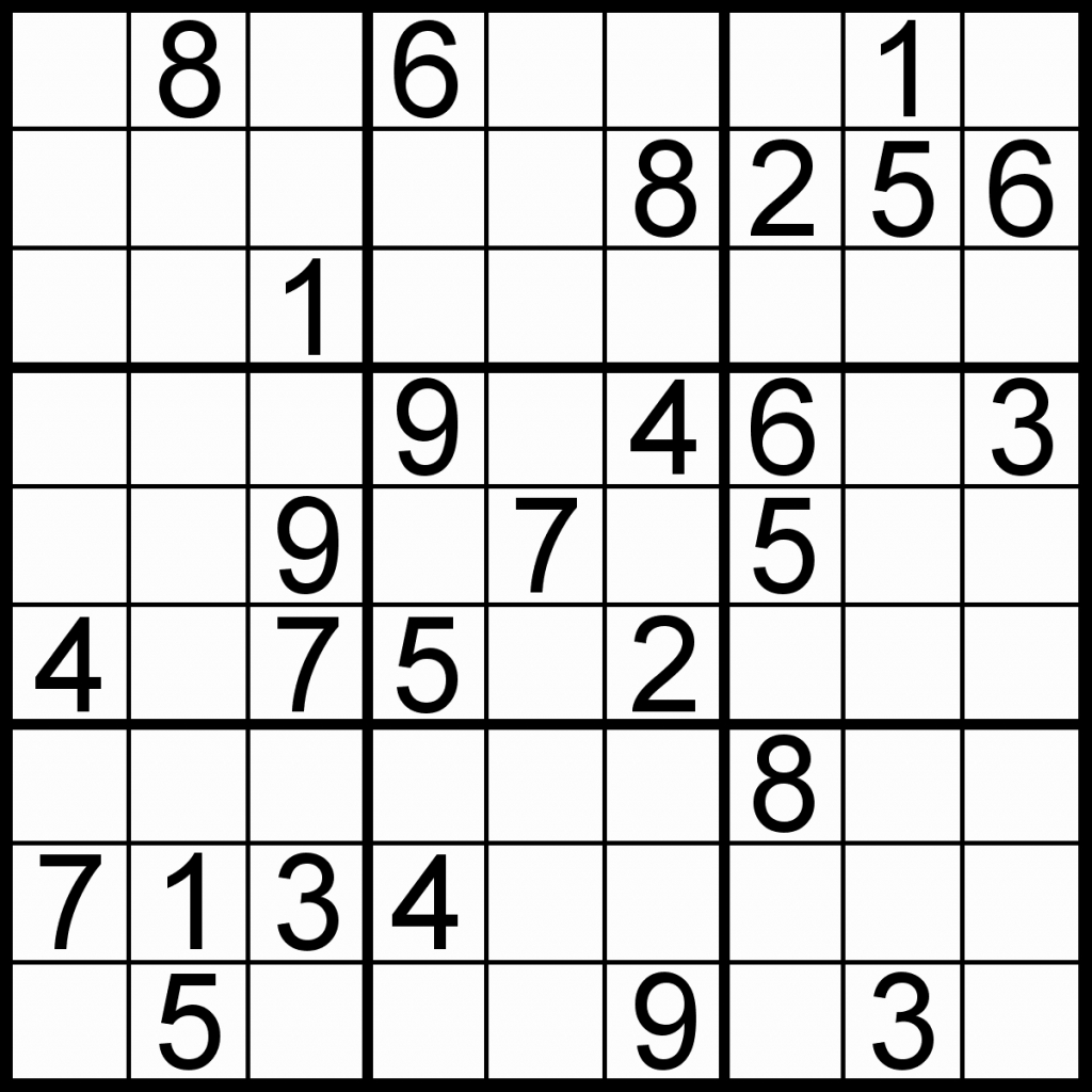 Free Sudoku Printable 6 6 Sudoku Puzzles Printable