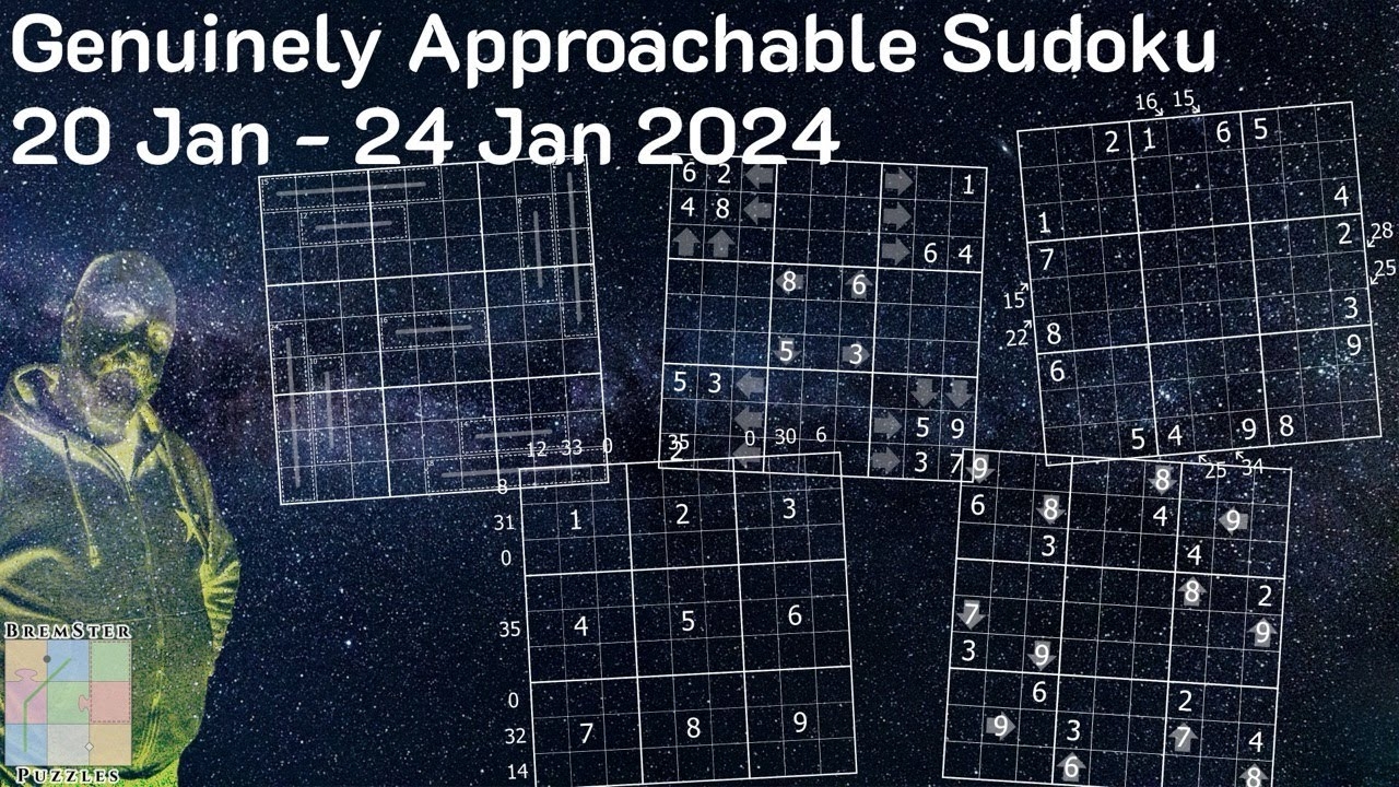 Genuinely Approachable Sudoku GAS 20 To 24 Jan 2024 YouTube Genuinely Approachable Sudoku GAS 20 To 24 Jan 2024 YouTube