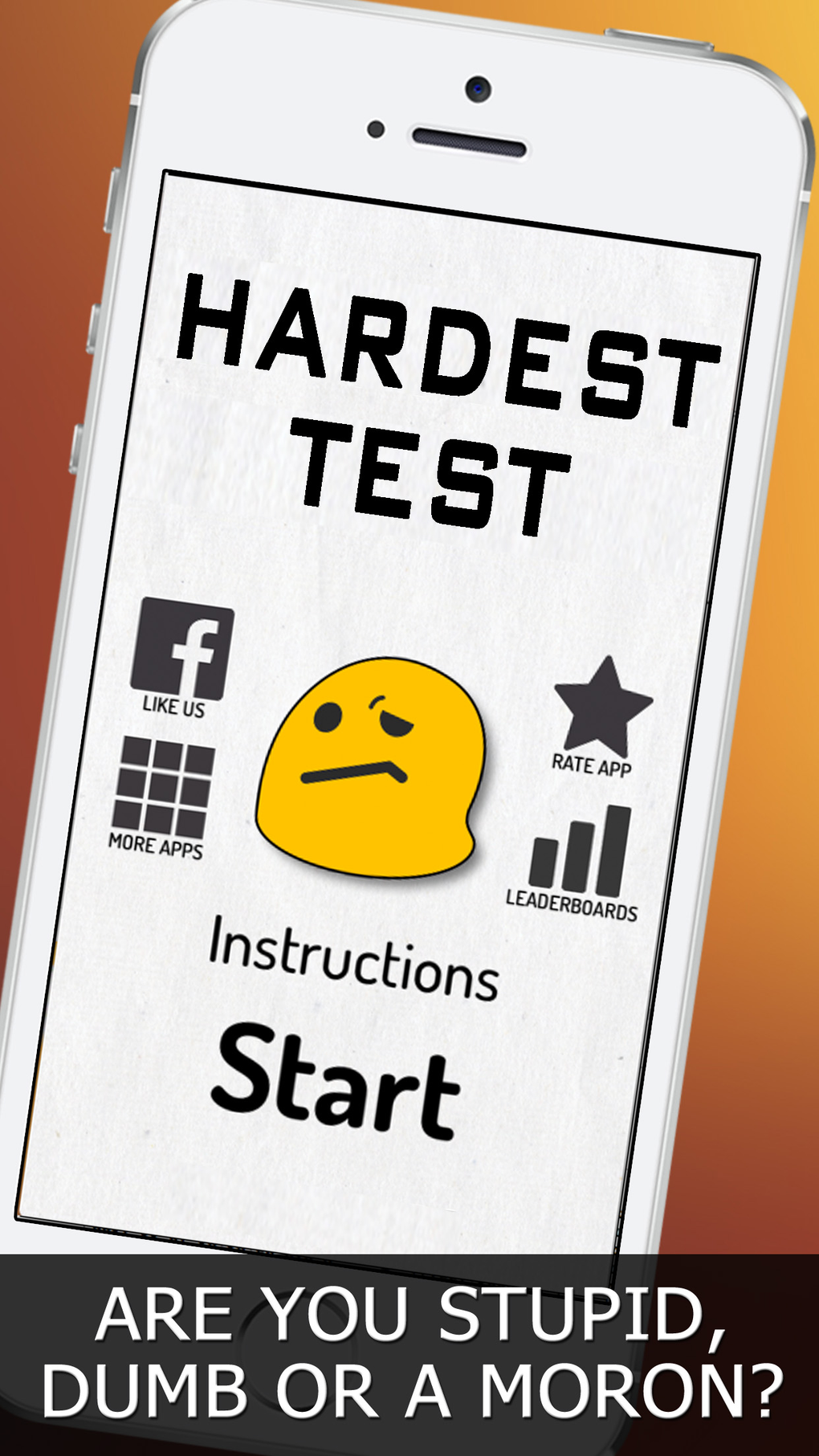 Hardest Test Impossible Free Fun Game IPhone Hardest Test Impossible Free Fun Game IPhone