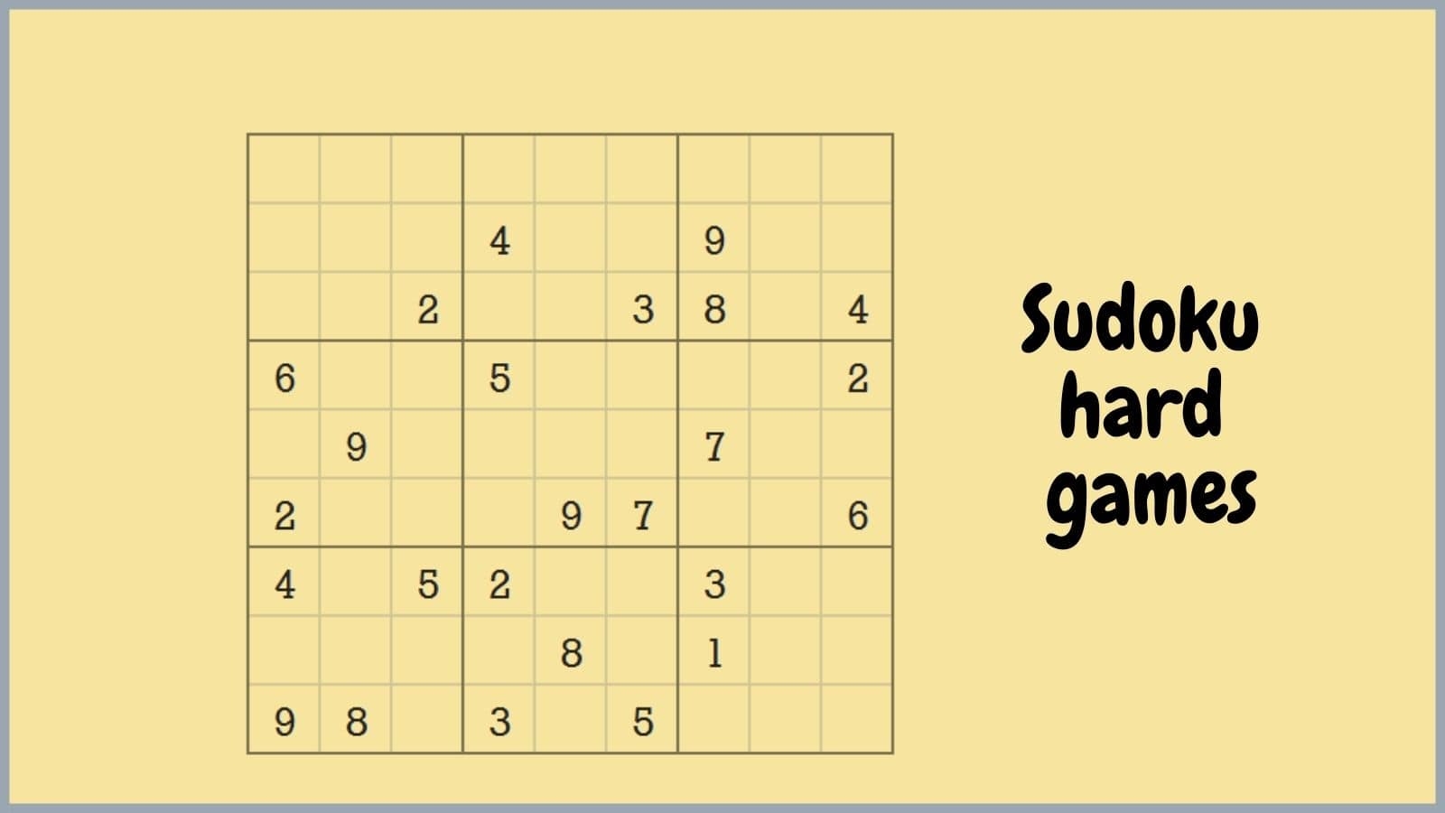 How To Solve Sudoku Hard Full List includes Very Hard Sudoku How To Solve Sudoku Hard Full List includes Very Hard Sudoku