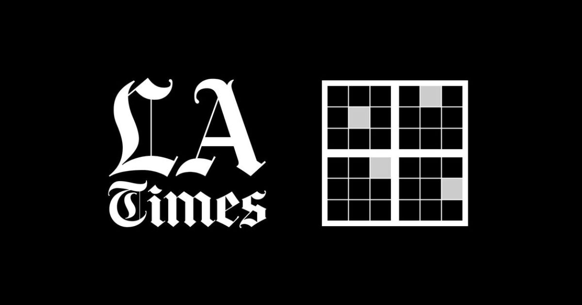 Impossible Sudoku Los Angeles Times