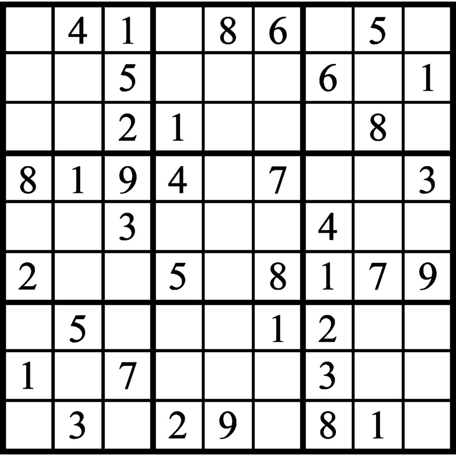 Janric Classic Sudoku For Jan 02 2025 By Creators Syndicate