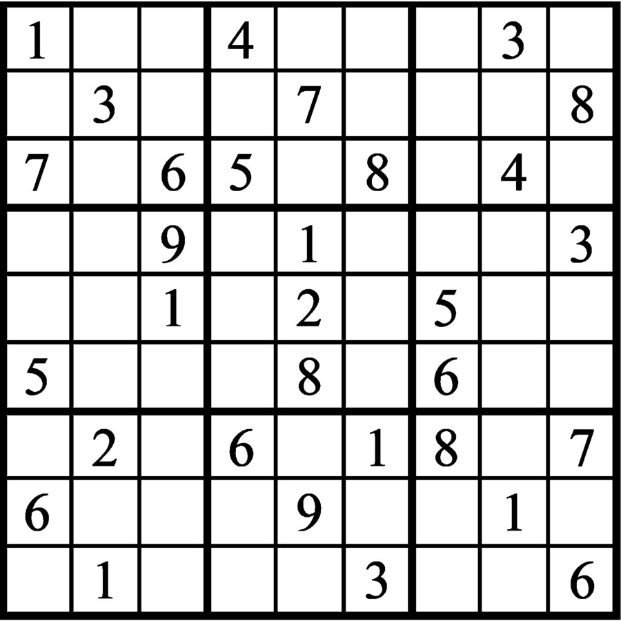 Janric Classic Sudoku For Jan 04 2025 By Creators Syndicate