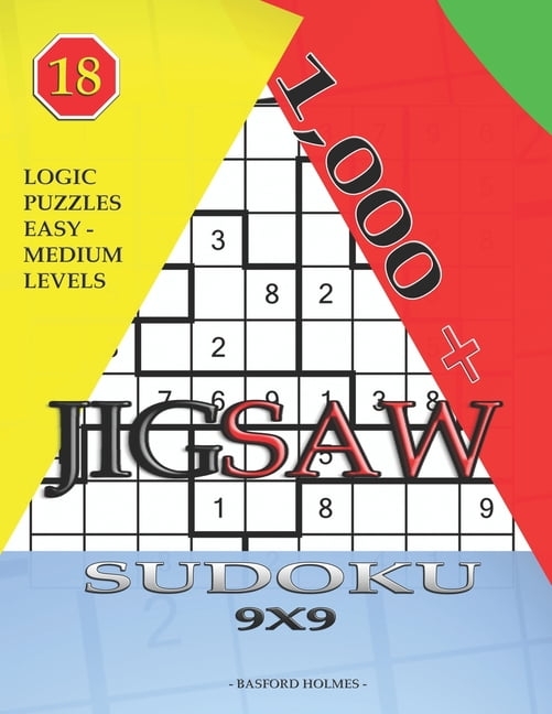 Jigsaw Sudoku 1 000 Sudoku Jigsaw 9x9 Logic Puzzles Easy Medium 