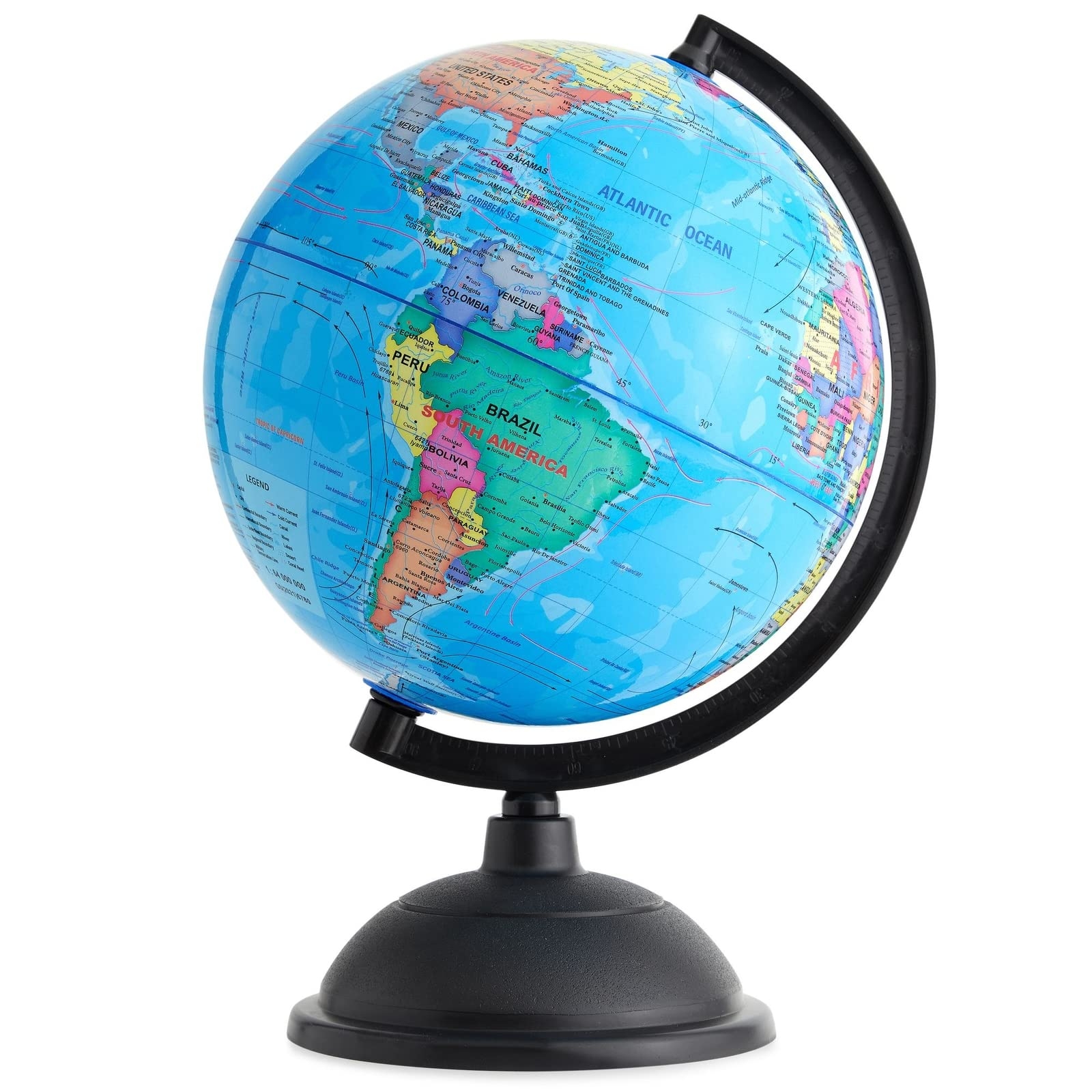 Juvale Rotating World Globe With Stand For Kids Learning 8 Desertcart 
