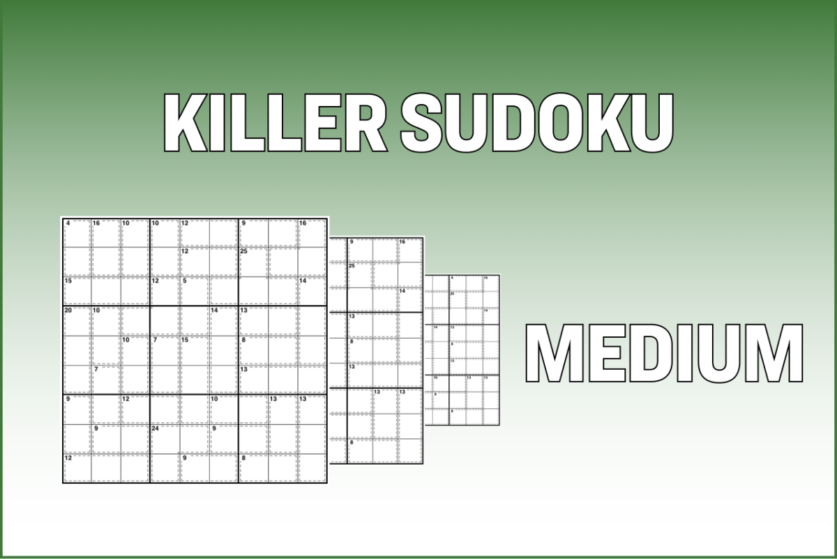 Killer Sudoku Medium Central