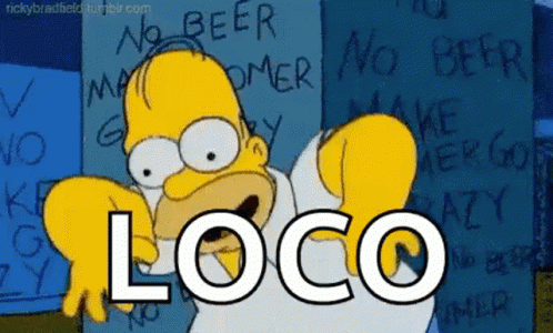 Loco Homer Simpson GIF GIFDB