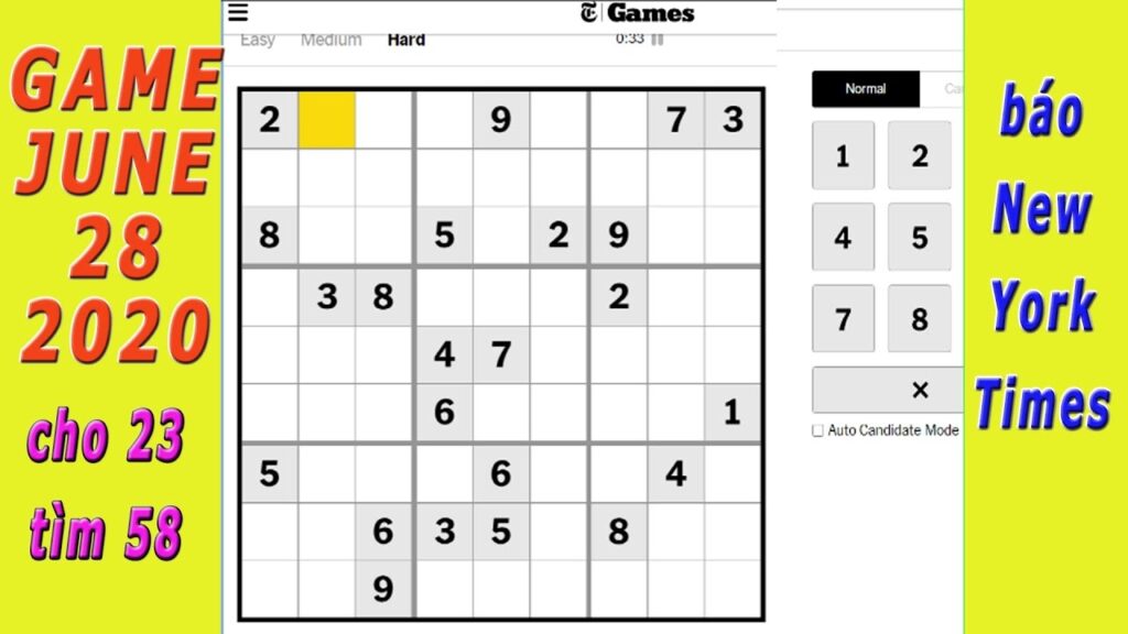 New York Times Sudoku Easy: The Perfect Brain Teaser for Puzzle