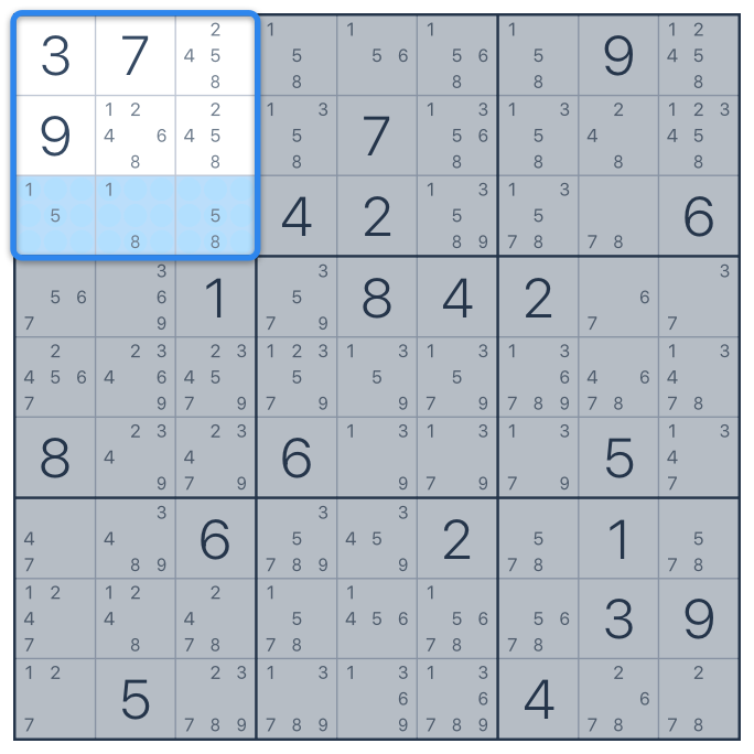 Obvious Triples Sudoku Technique