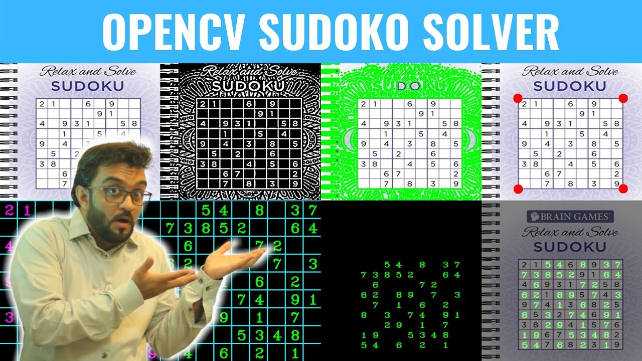 OpenCV Sudoku Solver Step By Step