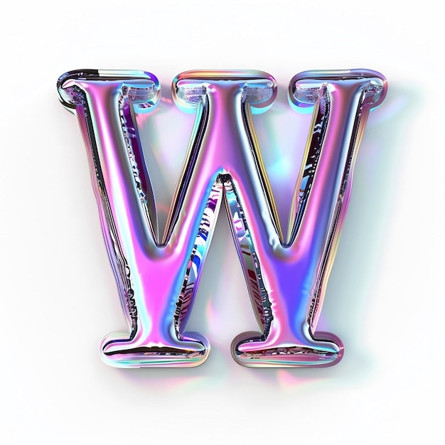 Premium Photo Letter W