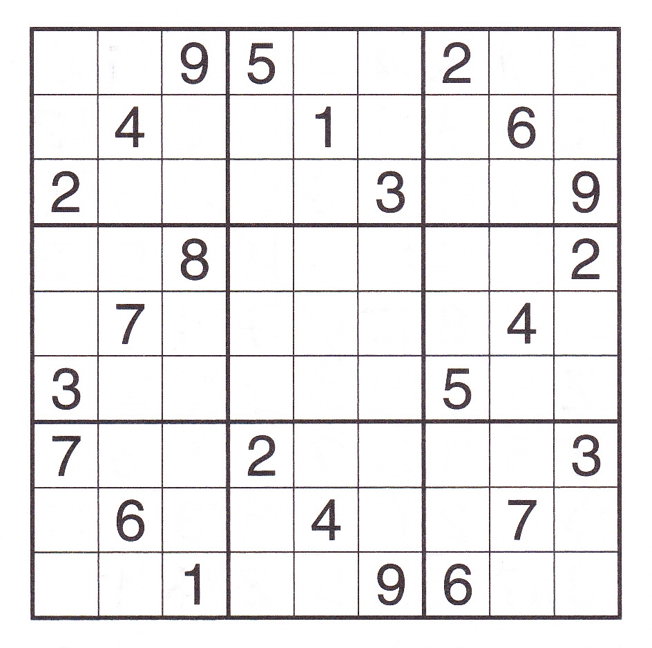 Printable Sudoku To Print Out Sudoku Puzzles Printable