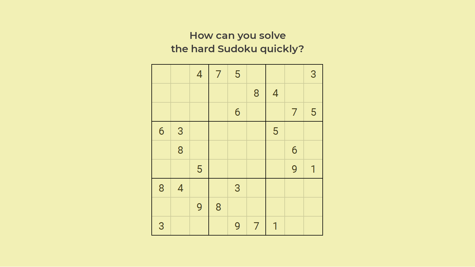 Solving Hard Sudoku Puzzles Quickly Level 4 Game 18 Suresolv