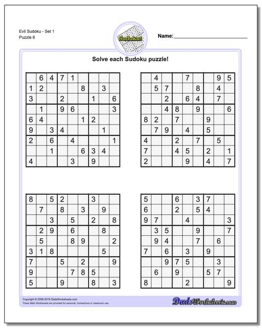 Sudoku Evil