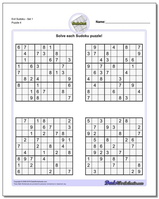 Sudoku Evil