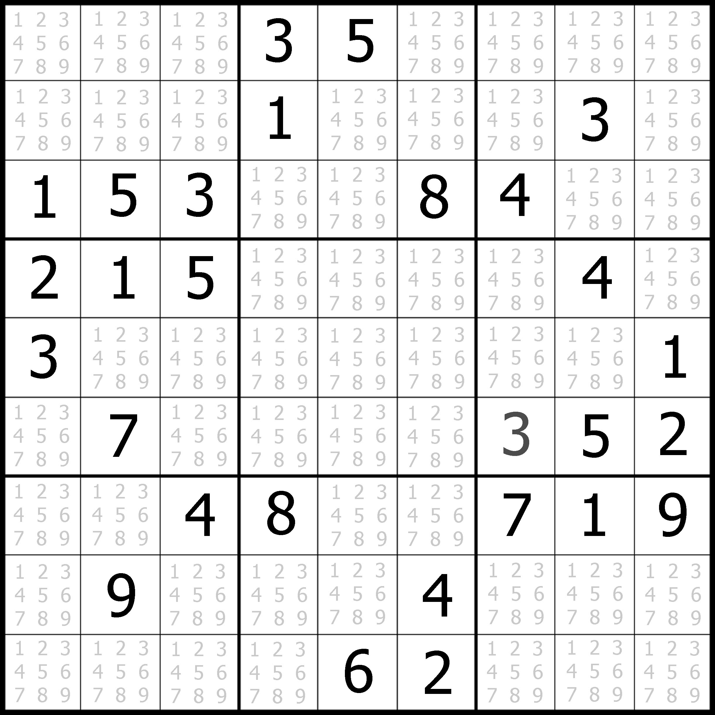 Sudoku Free Printable Easy Ressdia