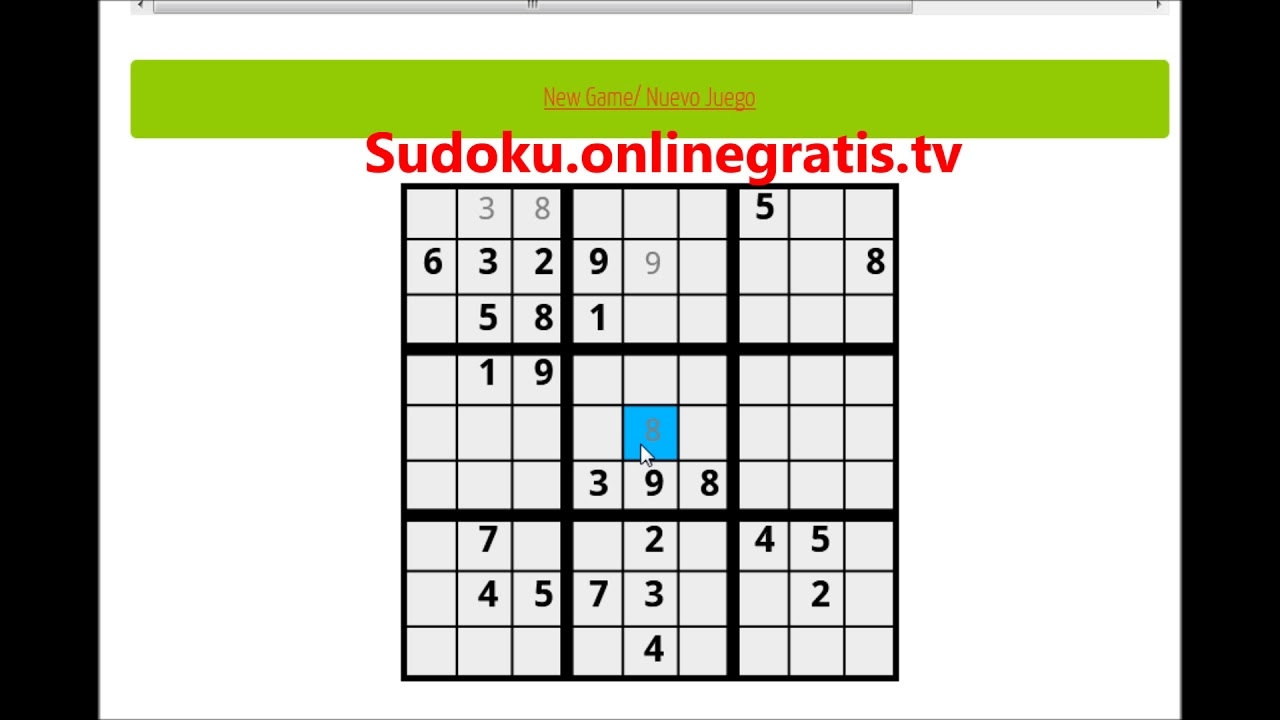 Sudoku Online Gratis L sen Sudoku Game