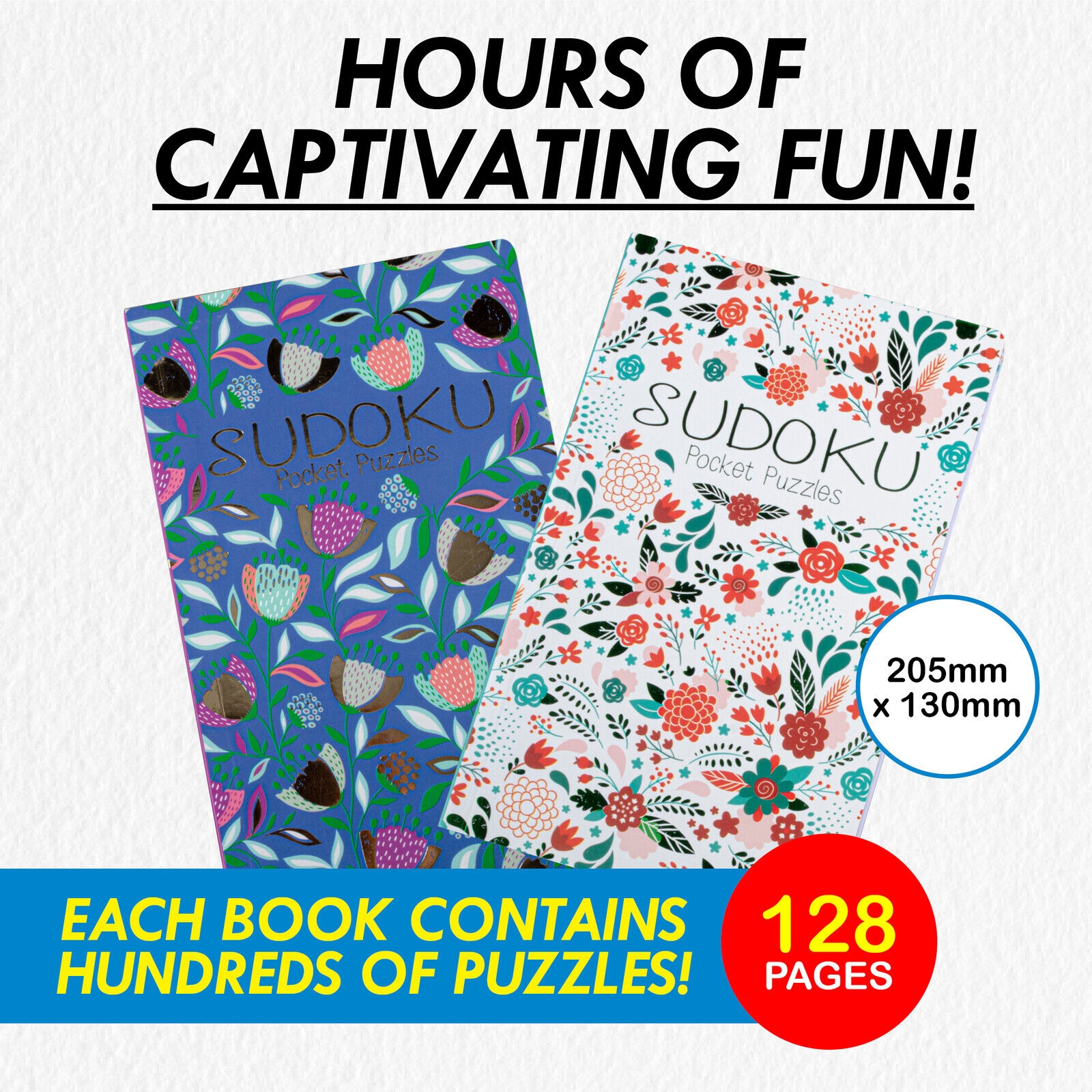 Sudoku Pocket Puzzle Book 128pg Calm Store