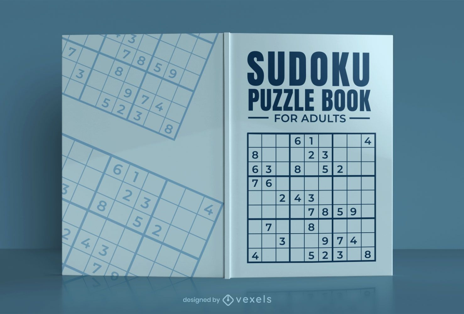 Sudoku Puzzle Book Cover Design Vector Download