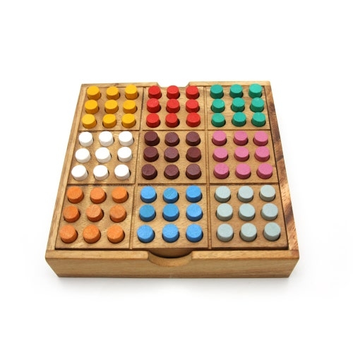 Sudoku Wooden Sudoku Coding Puzzle Sudoku Puzzle Game For Etsy