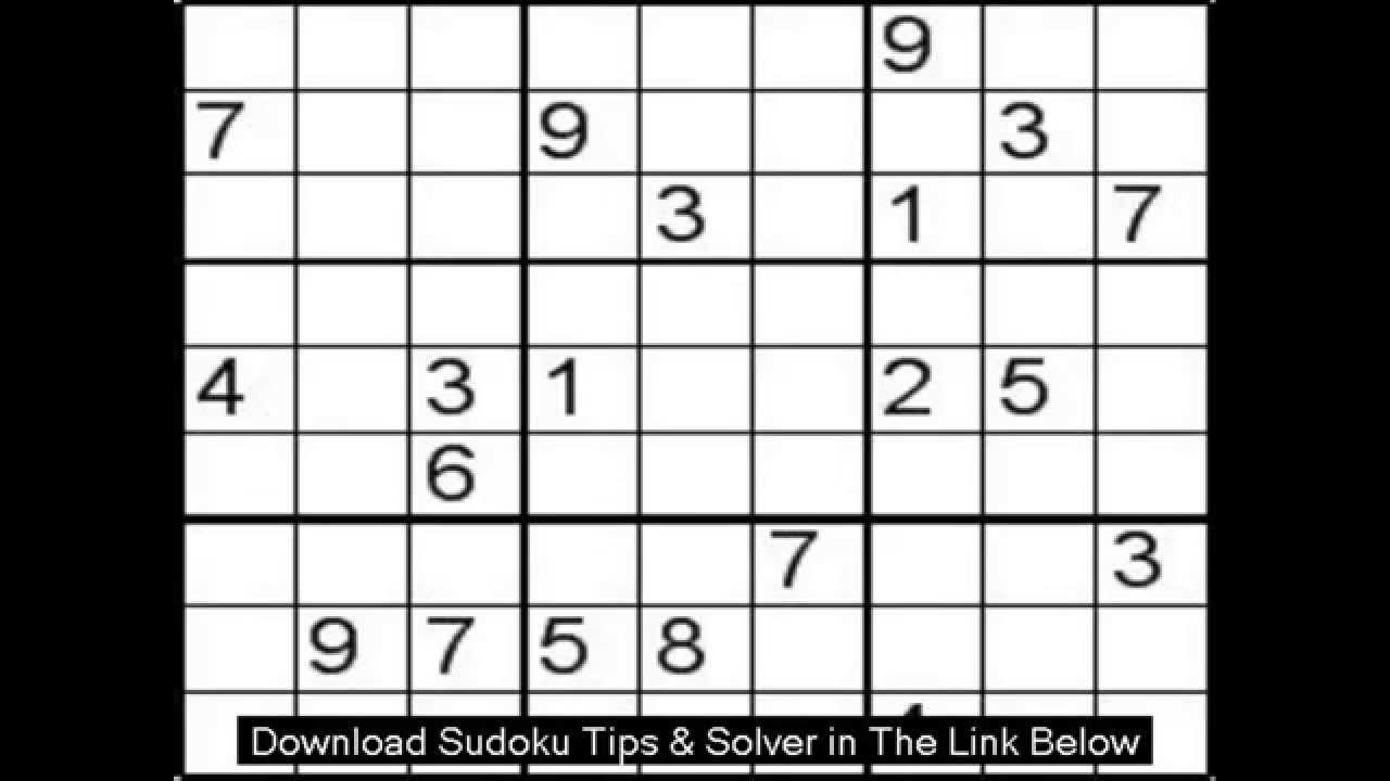 Web Sudoku Evil Printable Printable Sudoku Puzzles Online